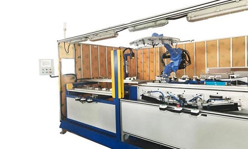 6 Eksenli Robot Tutkal Dağıtım Sistemi